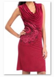 Rotes Desigual Kleid 